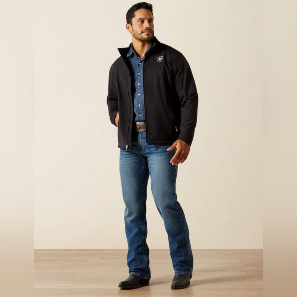 Ariat Soft Shell Performance Jacket Zip Up Black … - image 3